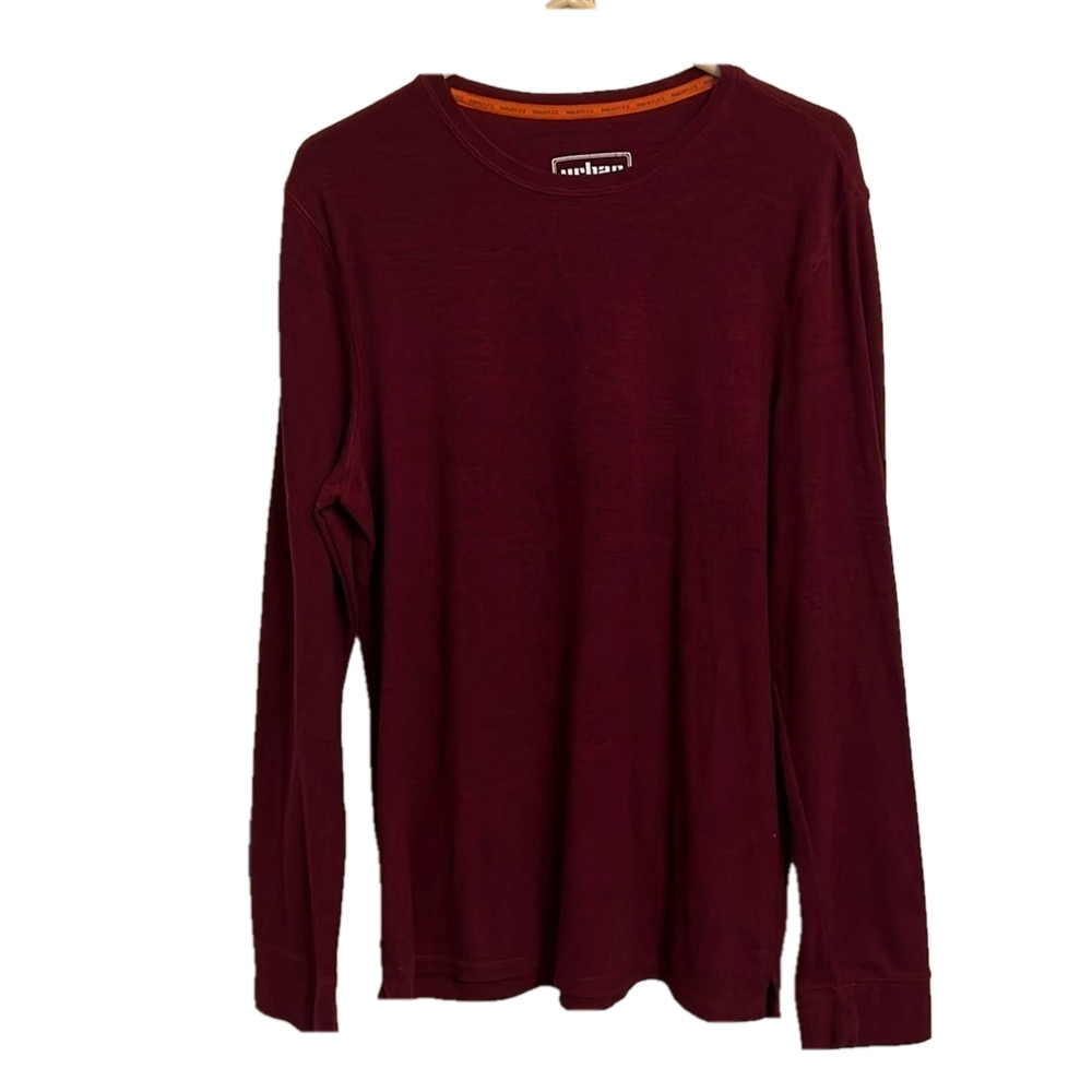 URBAN PIPELINE Men’s Large Burgundy long sleeve shirt